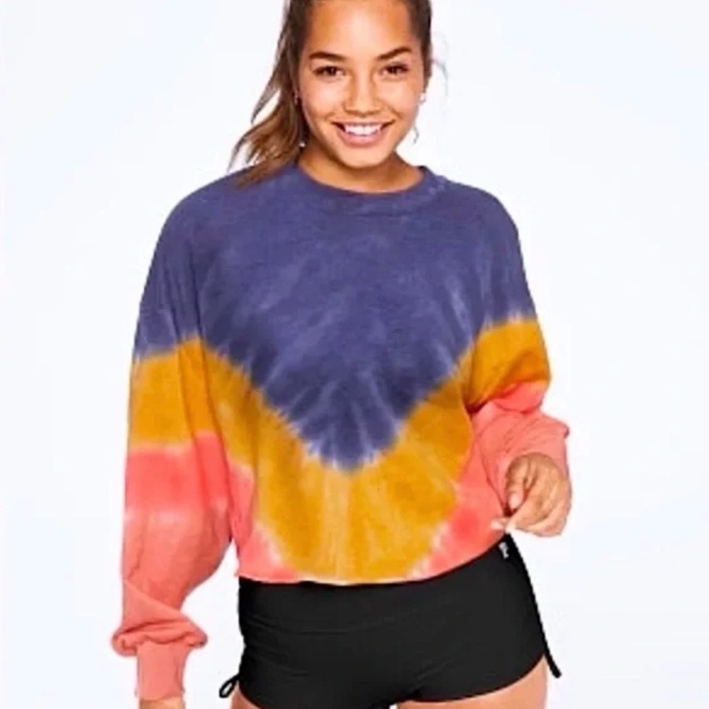 Victoria's Secret PINK tie dye sweatshirt